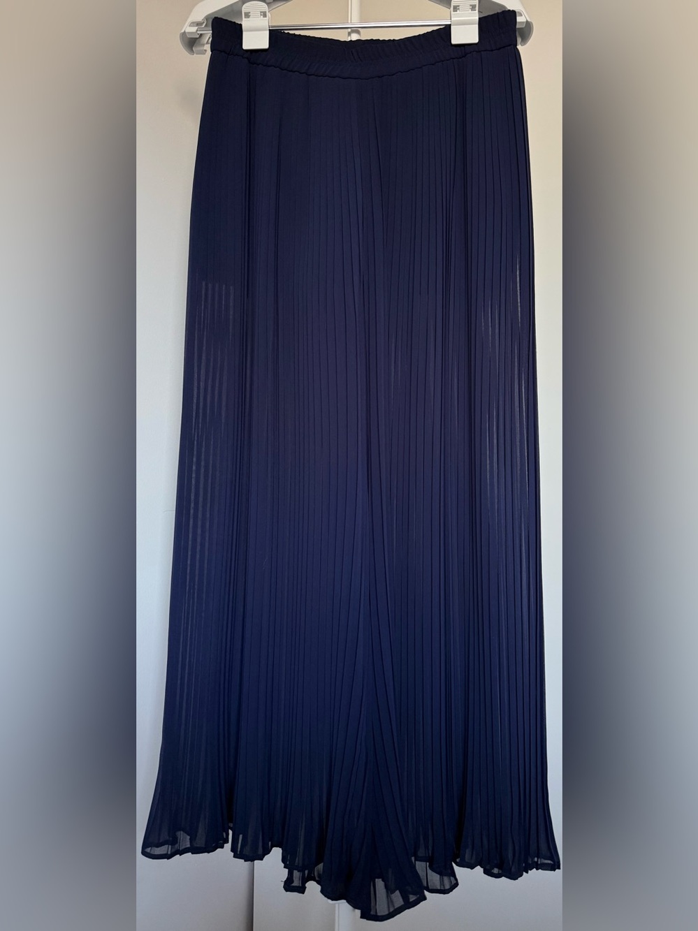 Zara Navy Pleated Pants